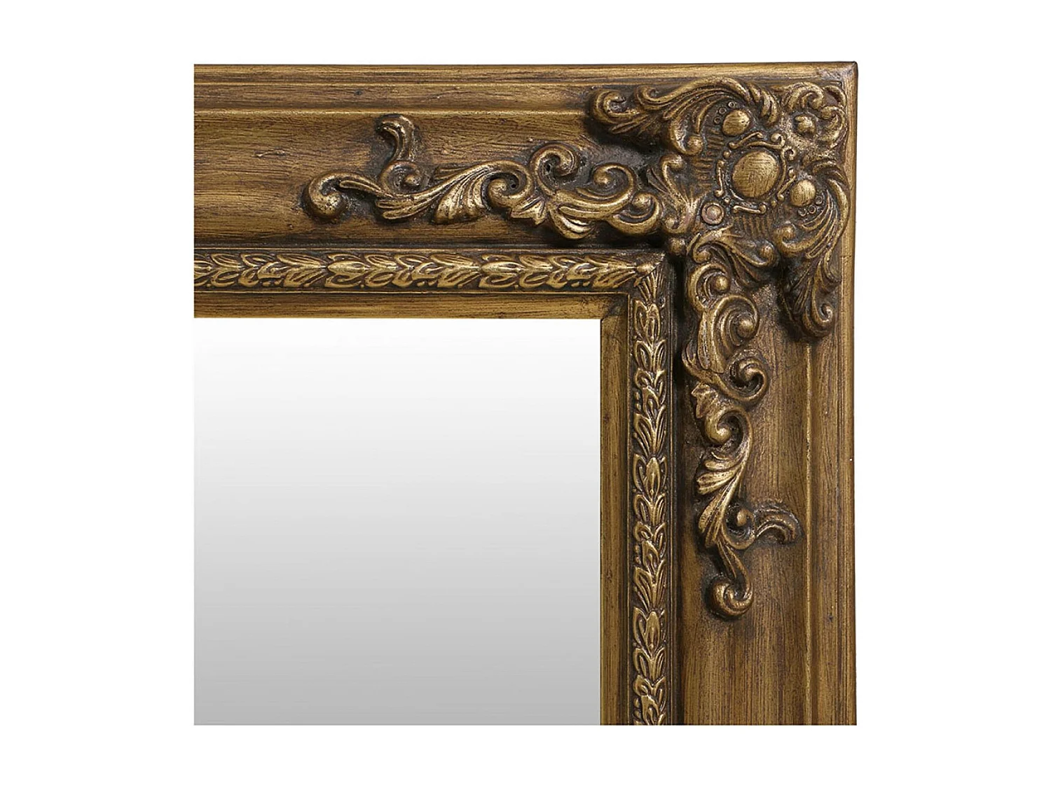 Grand miroir rectangulaire Bois Or - Les Miroirs D'Interior'S Interior's