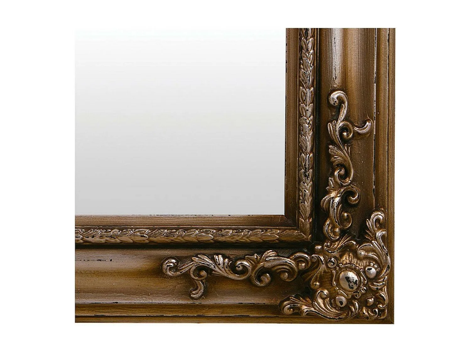 Grand miroir rectangulaire Bois Or - Les Miroirs D'Interior'S Interior's