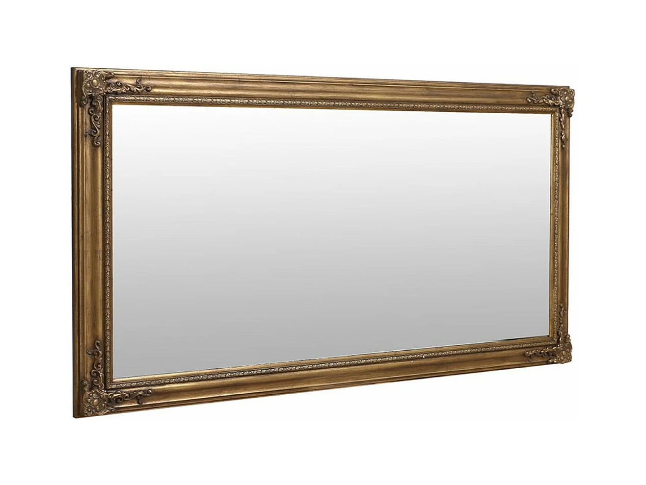 Grand miroir rectangulaire Bois Or - Les Miroirs D'Interior'S Interior's
