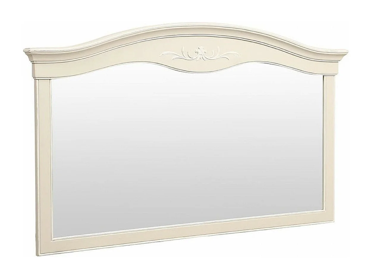 Miroir rectangulaire MDF Blanc - Lubéron Interior's