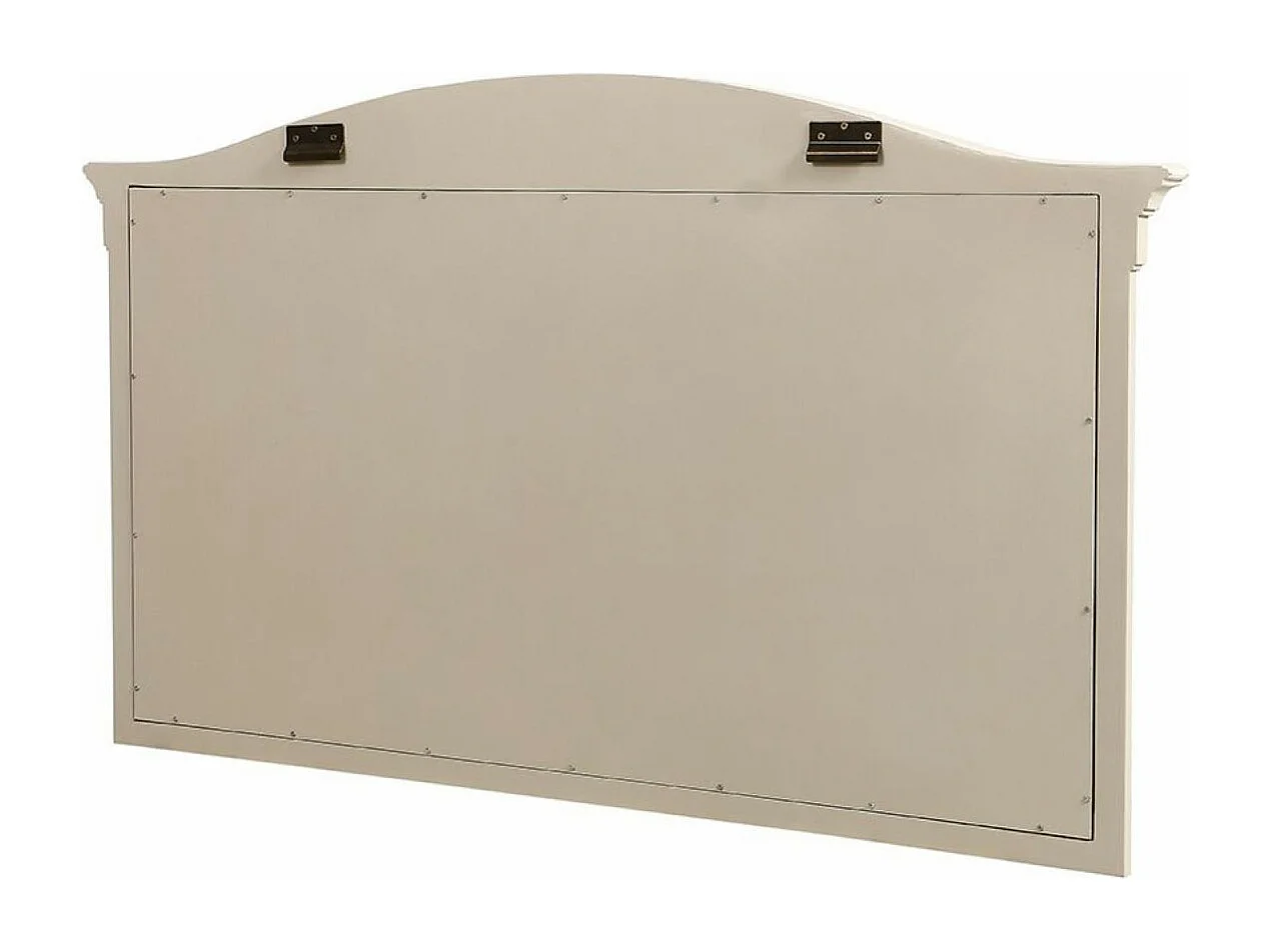 Miroir rectangulaire MDF Blanc - Lubéron Interior's