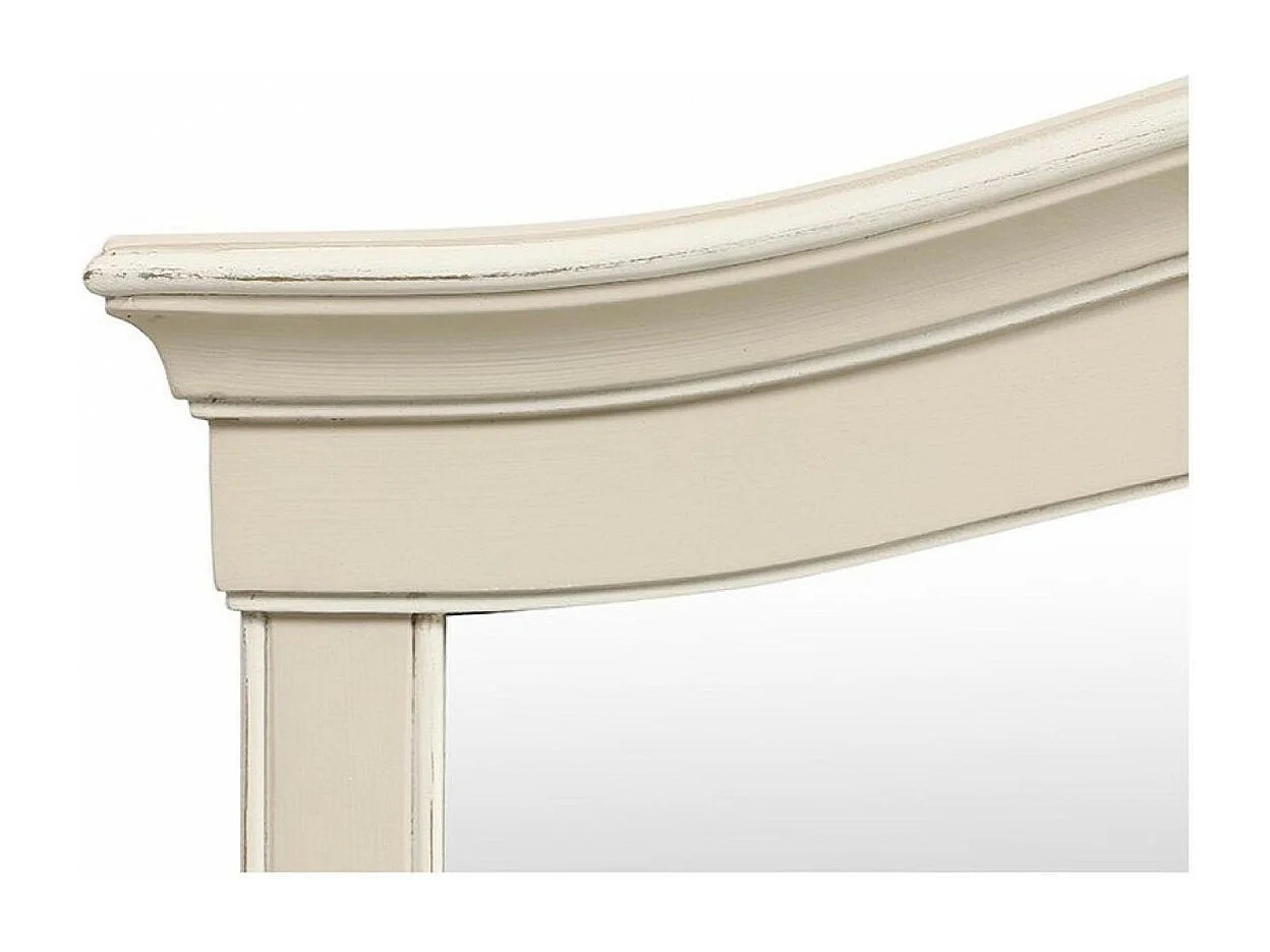 Miroir rectangulaire MDF Blanc - Lubéron Interior's