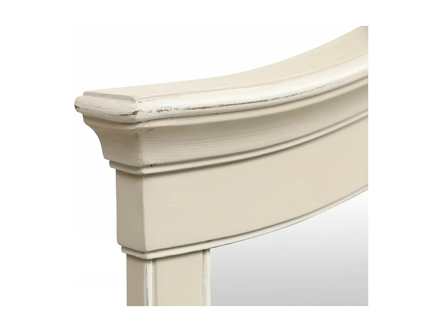 Miroir rectangulaire MDF Blanc - Lubéron Interior's