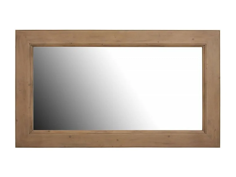 Grand miroir rectangulaire Bois Marron - First Interior's