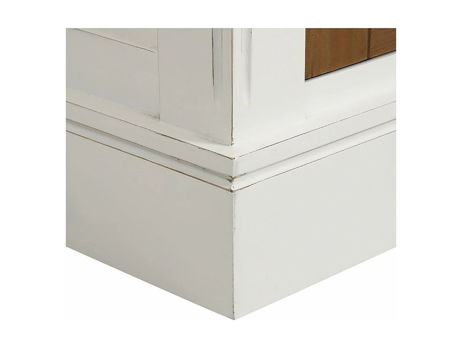 Buffet bas 4 portes Bois Blanc - Rivages Interior's