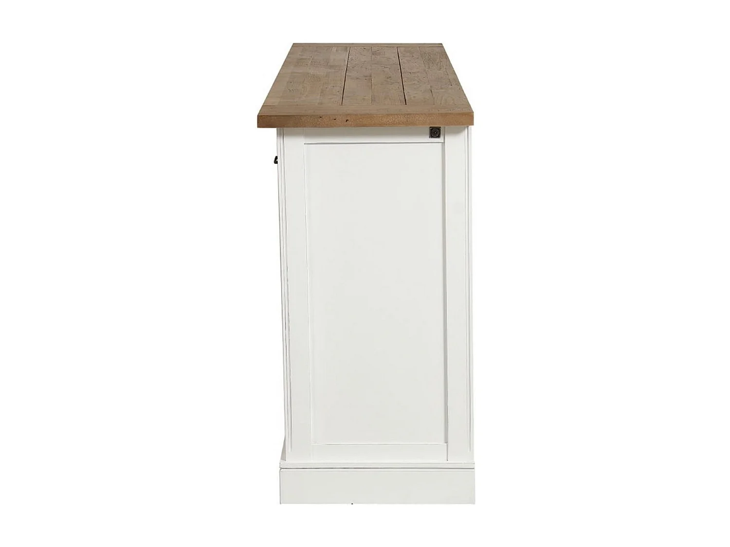 Buffet bas 4 portes MDF Blanc - Rivages Interior's