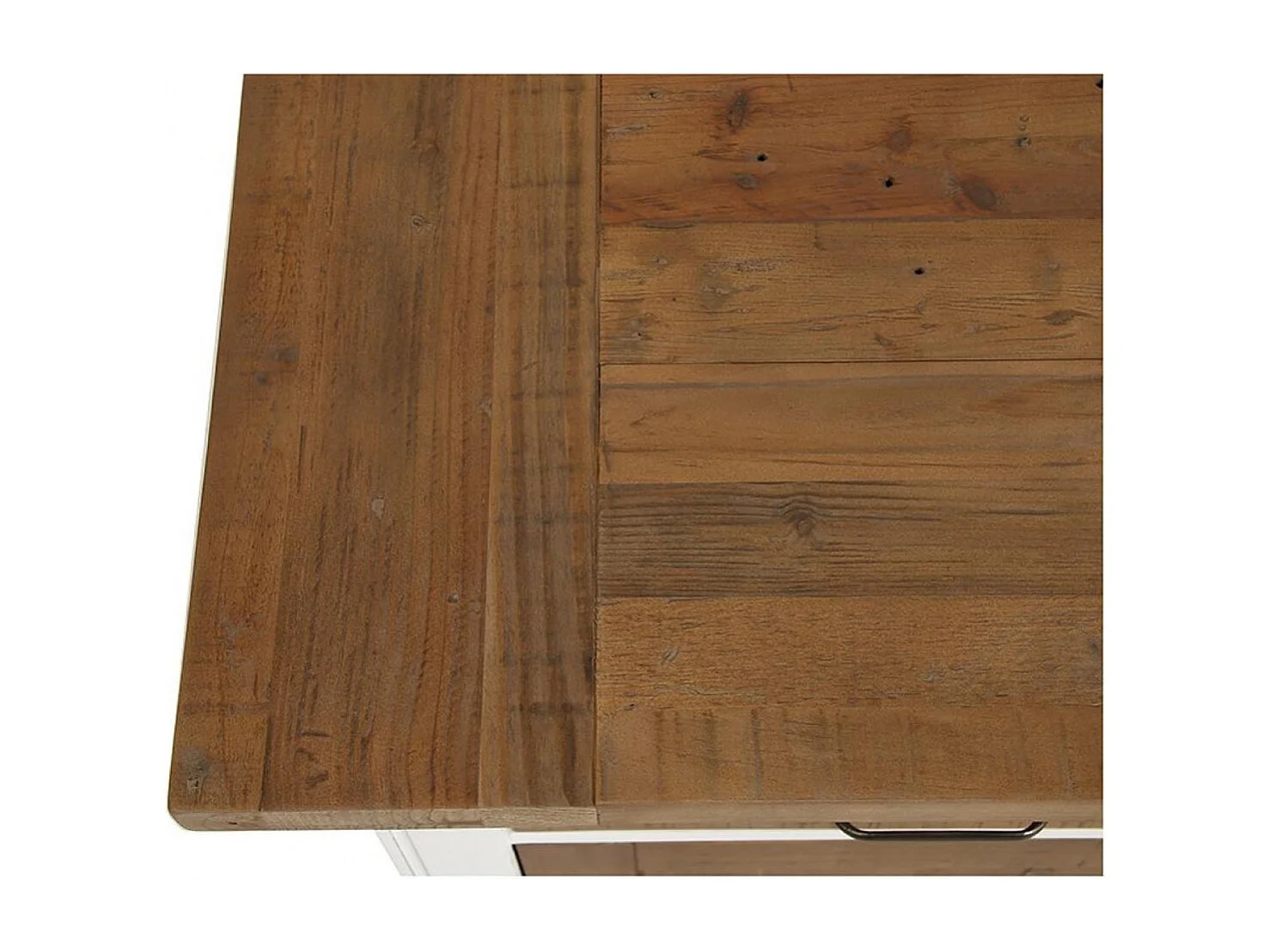 Buffet bas 4 portes MDF Blanc - Rivages Interior's