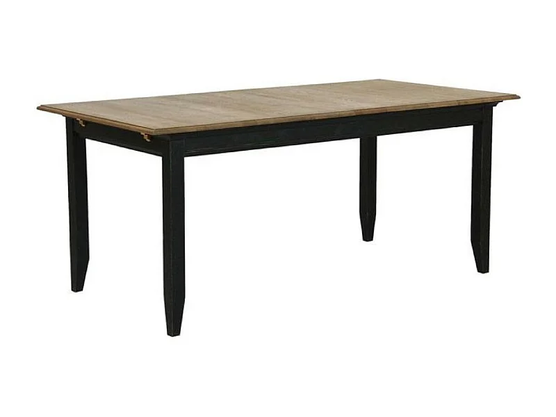 Table rectangulaire extensible Bois Noir - Esquisse Interior's
