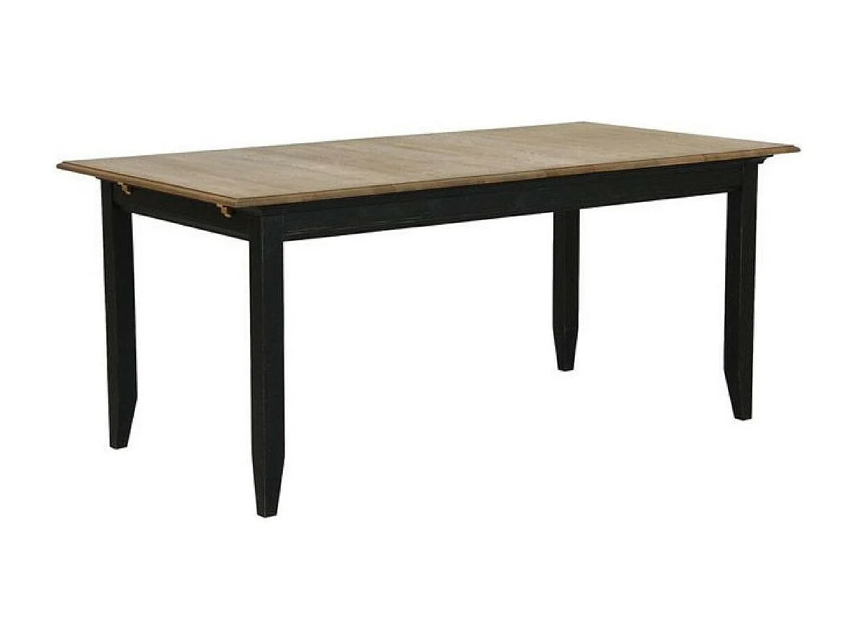 Table rectangulaire extensible Bois Noir - Esquisse Interior's
