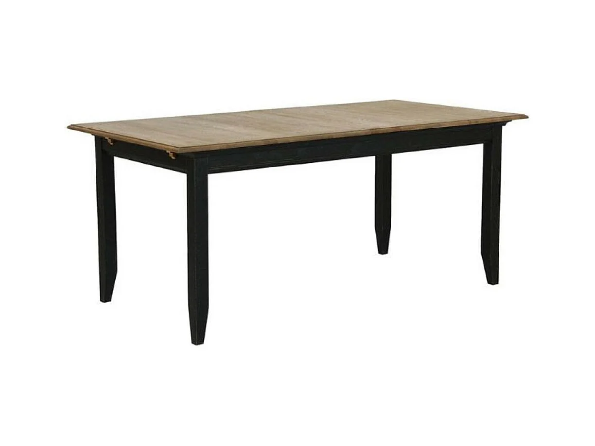 Table rectangulaire extensible 10 personnes Bois Noir - Esquisse Interior's