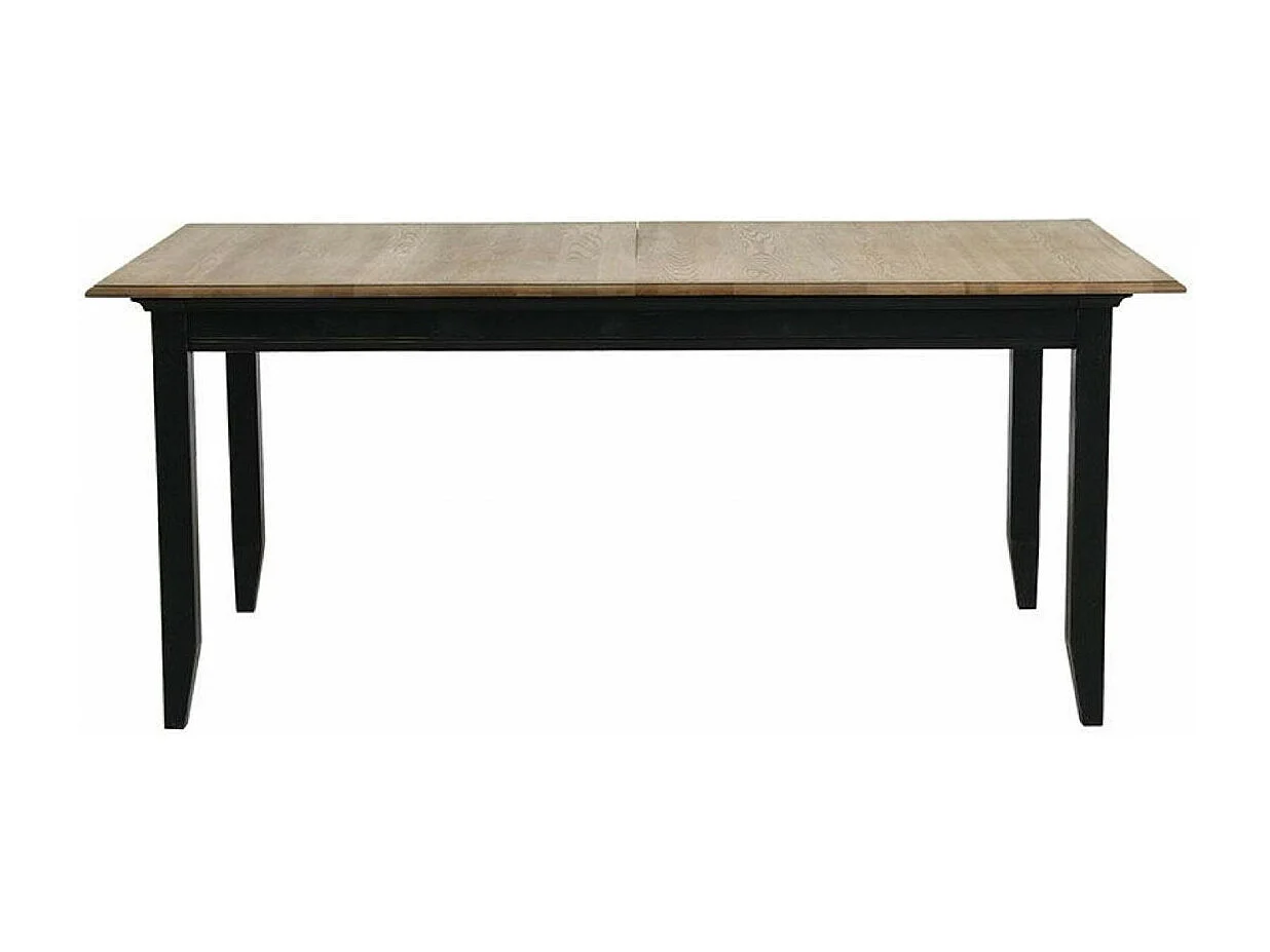 Table rectangulaire extensible Bois Noir - Esquisse Interior's