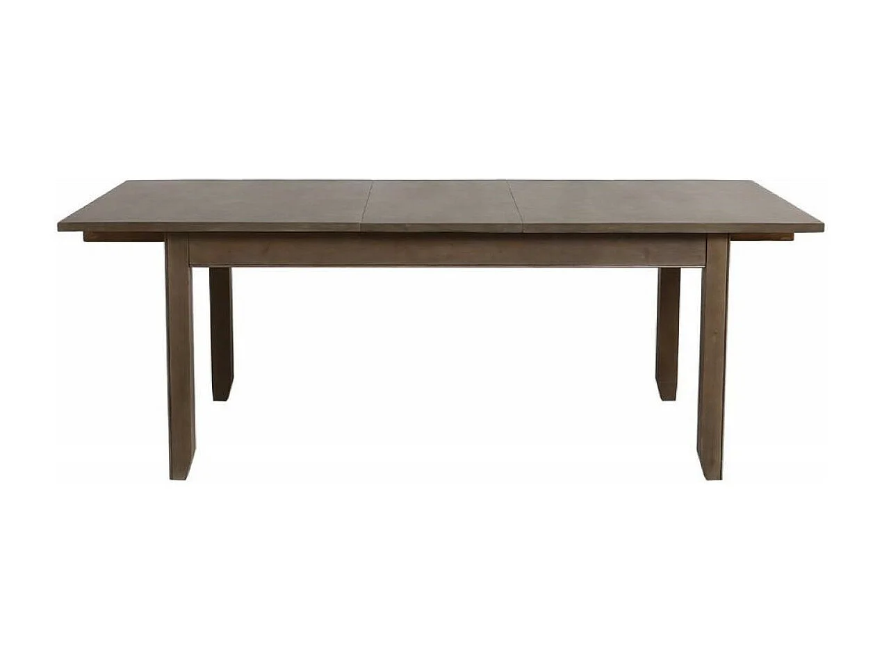 Table rectangulaire extensible Bois Marron - First Interior's