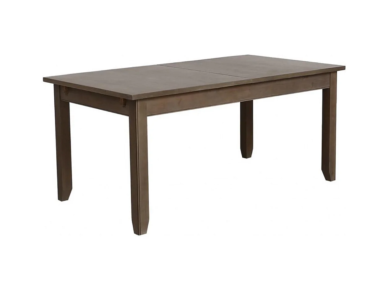 Table rectangulaire extensible 10 à 12 personnes Bois Marron - First Interior's