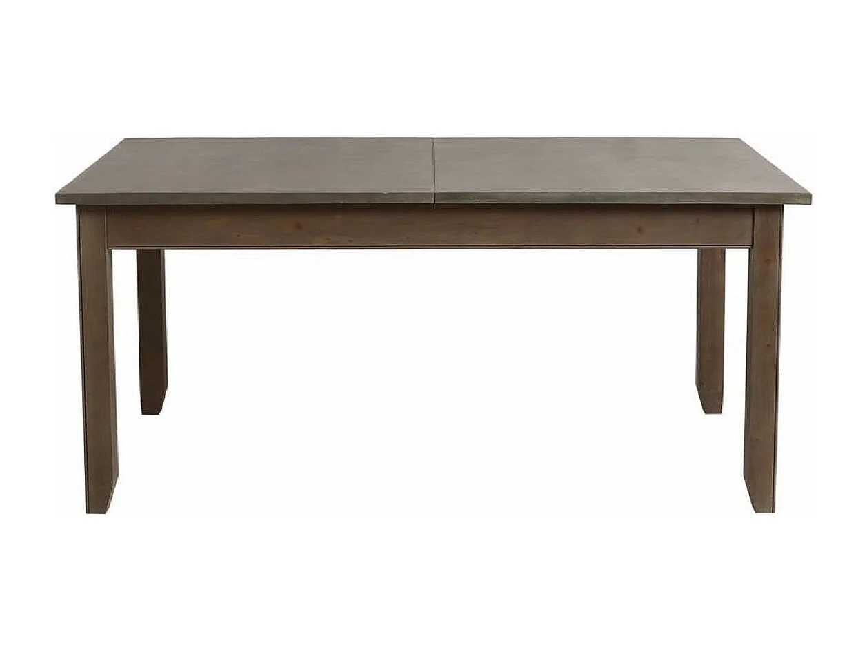 Table rectangulaire extensible Bois Marron - First Interior's