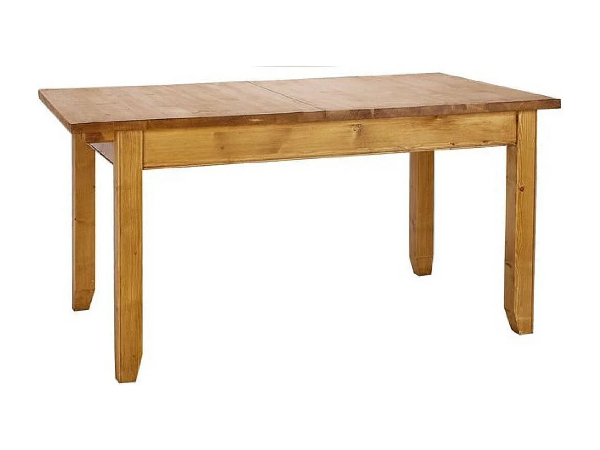 Table rectangulaire extensible 10 à 12 personnes Bois Marron - First Interior's