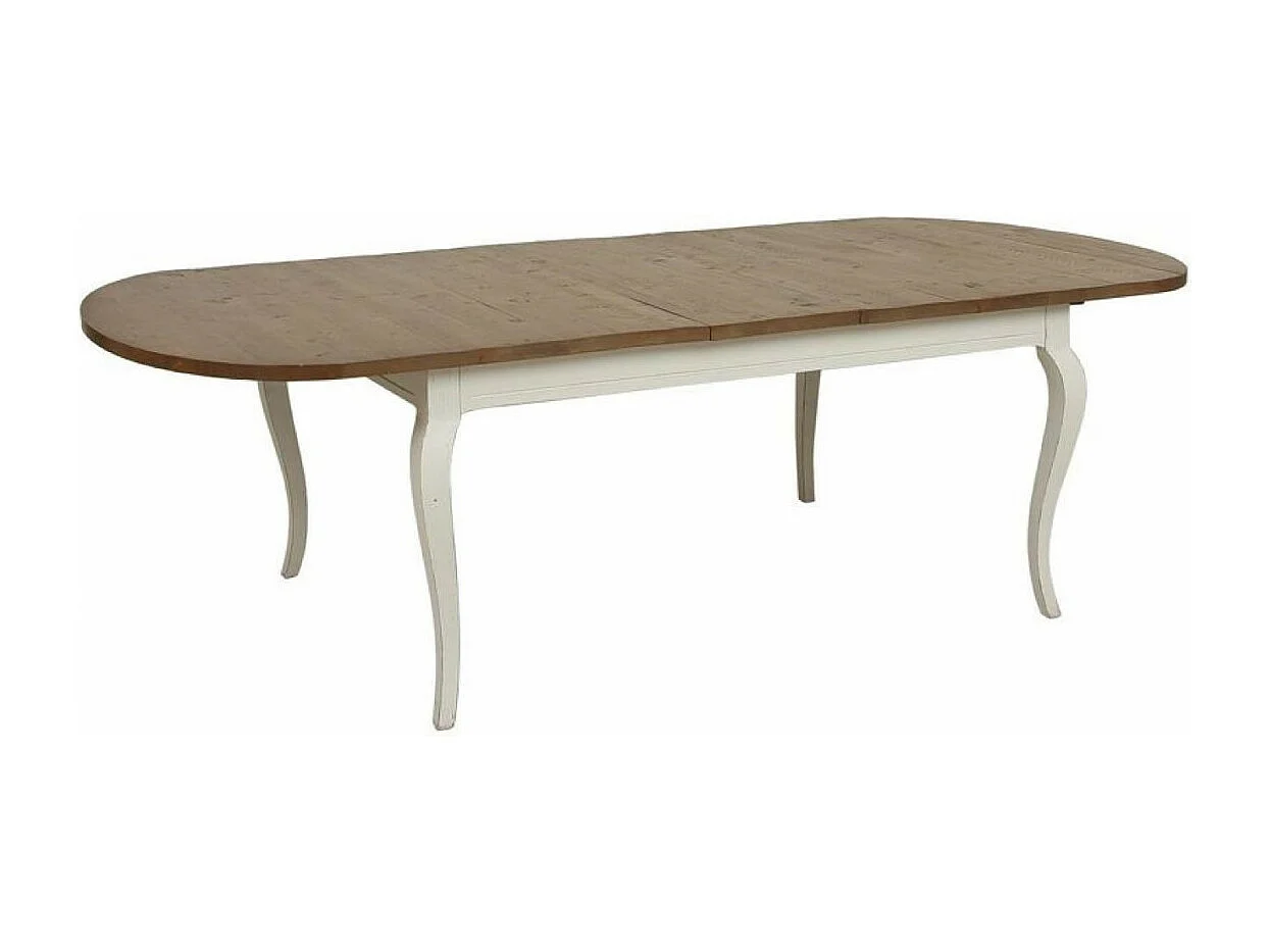 Table ovale extensible Bois Blanc - Provence Interior's