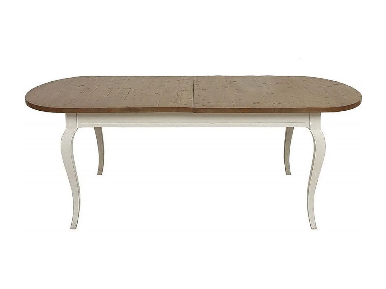 Table ovale extensible Bois Blanc - Provence Interior's