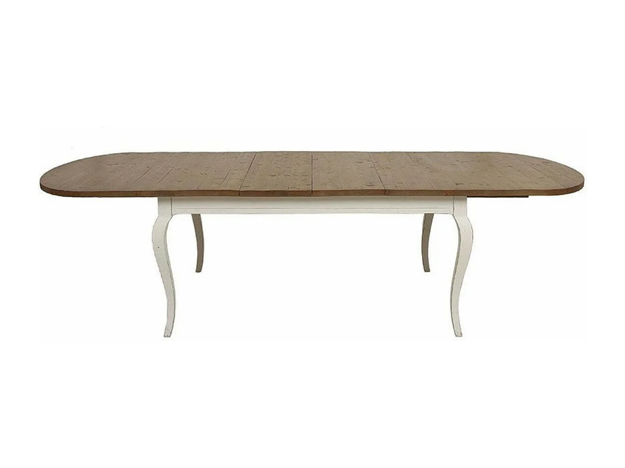 Table ovale extensible Bois Blanc - Provence Interior's