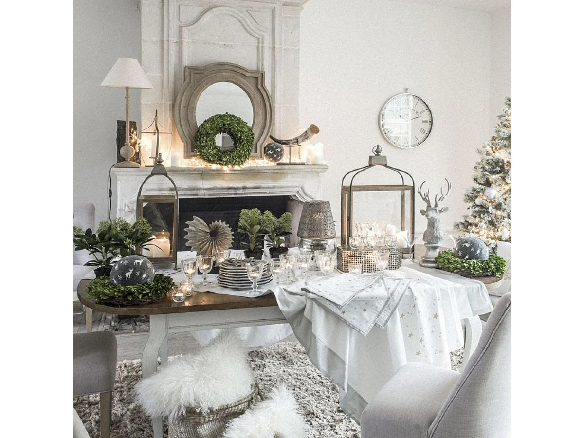 Table ovale extensible Bois Blanc - Provence Interior's