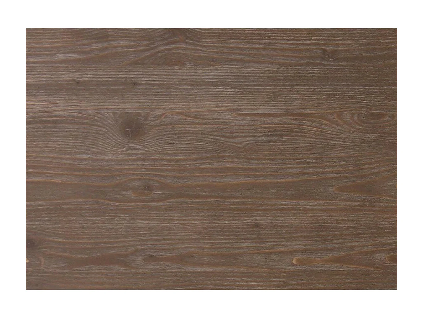 Table ronde extensible pied central Bois Gris - Château Interior's