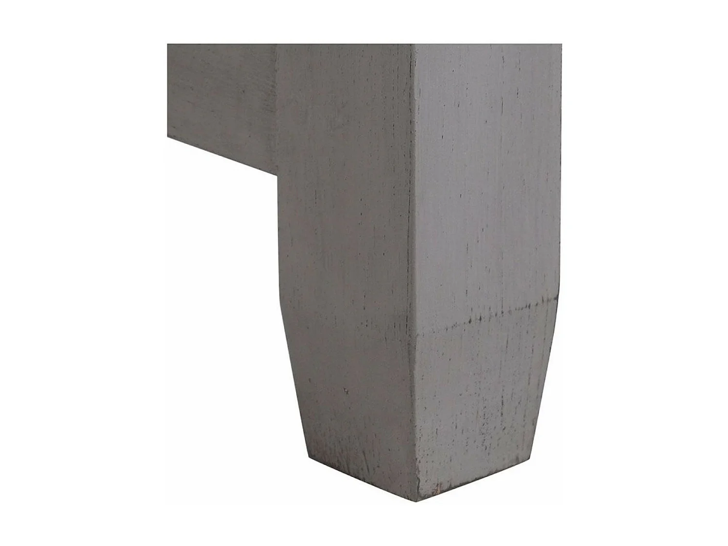 Table rectangulaire extensible Bois Gris - Brocante Interior's