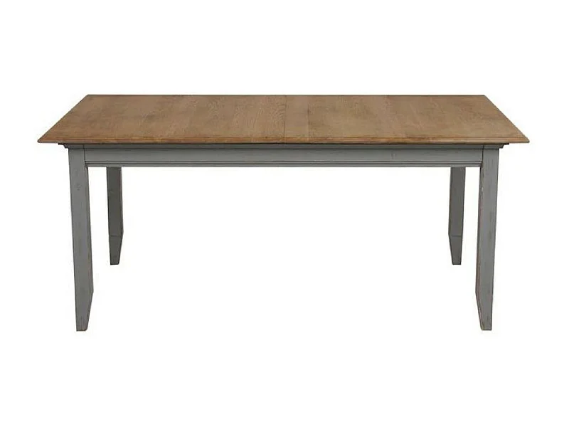 Table rectangulaire extensible Bois Gris - Esquisse Interior's