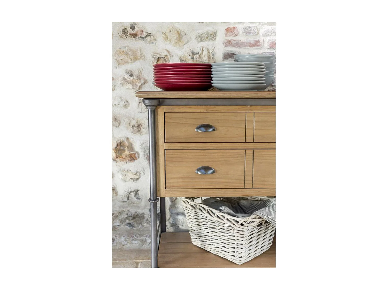 Commode Acier Marron - Atelier Interior's