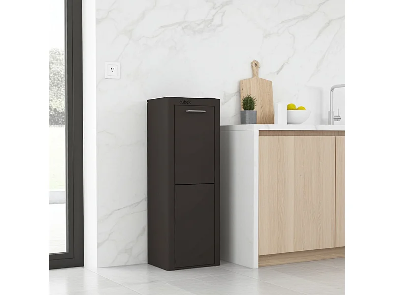 Cubo de basura para la cocina - Cubo de reciclaje - 2 compartimentos de 20L - CUBEK