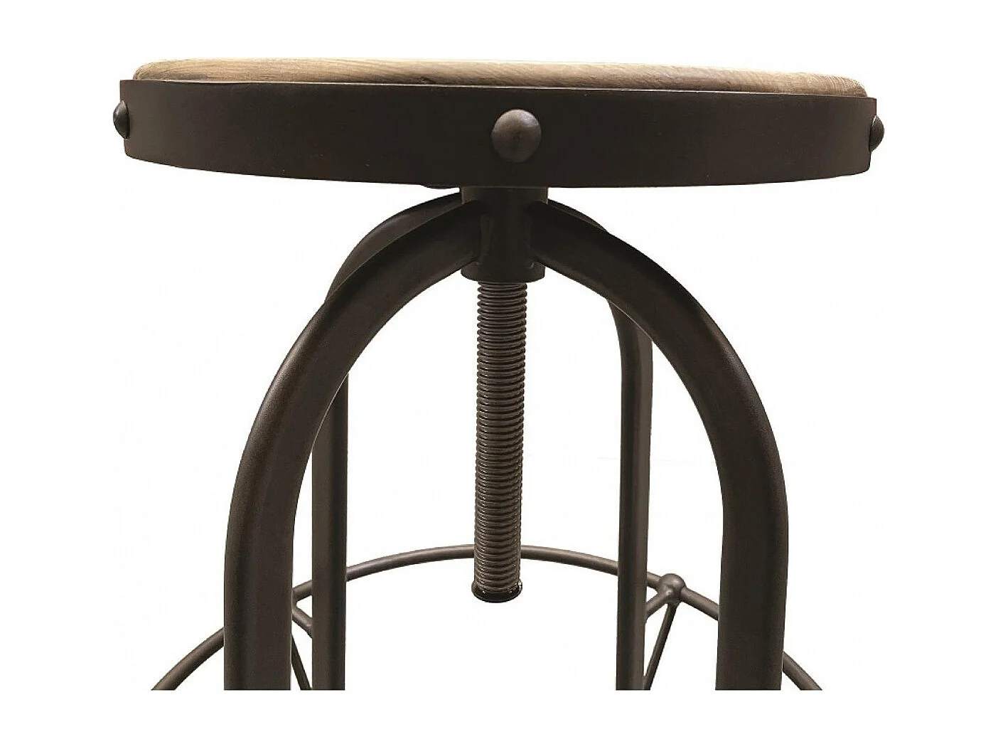 Tabouret haut Bois Noir - Bistrot Interior's