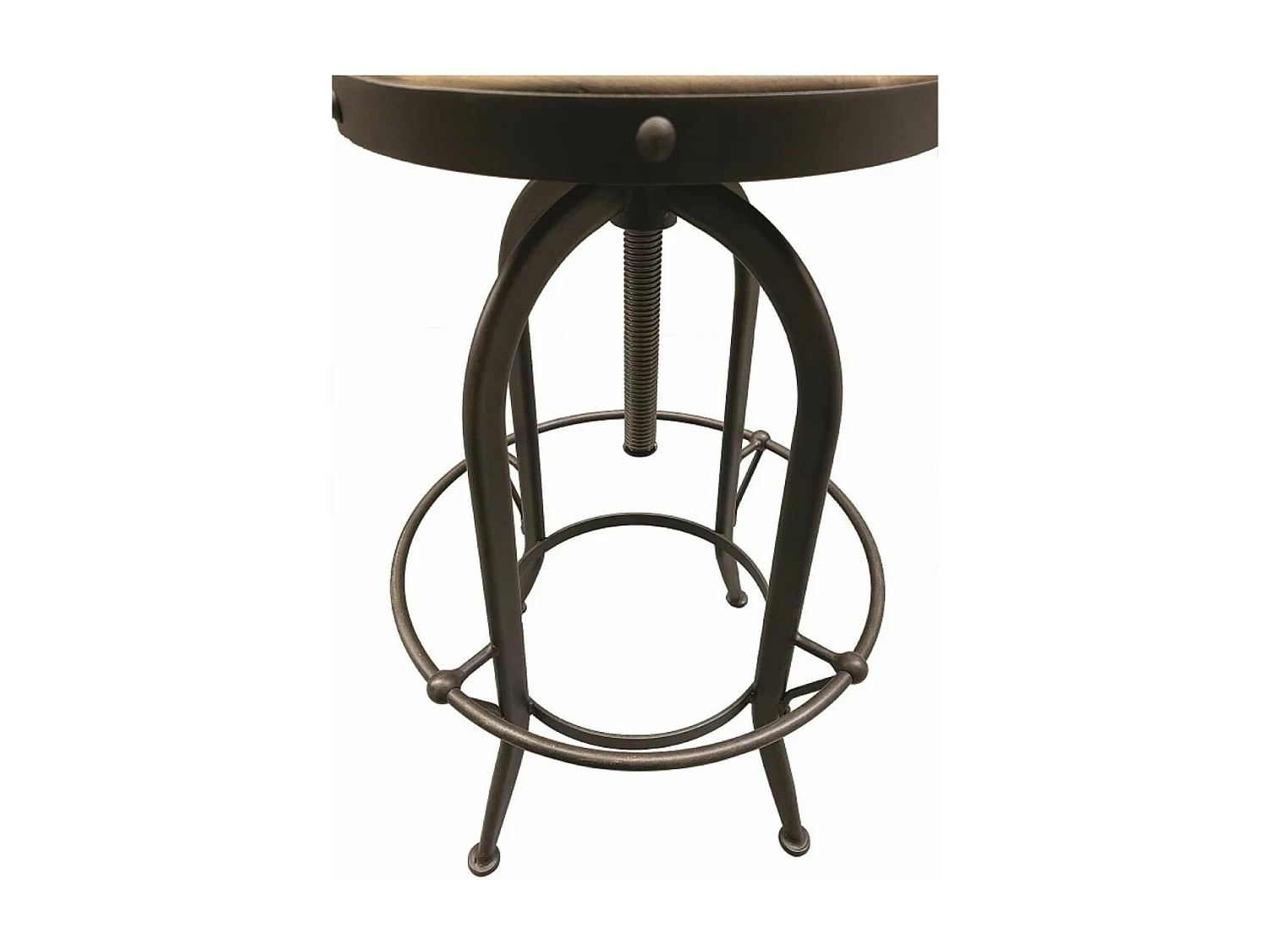 Tabouret haut Bois Noir - Bistrot Interior's