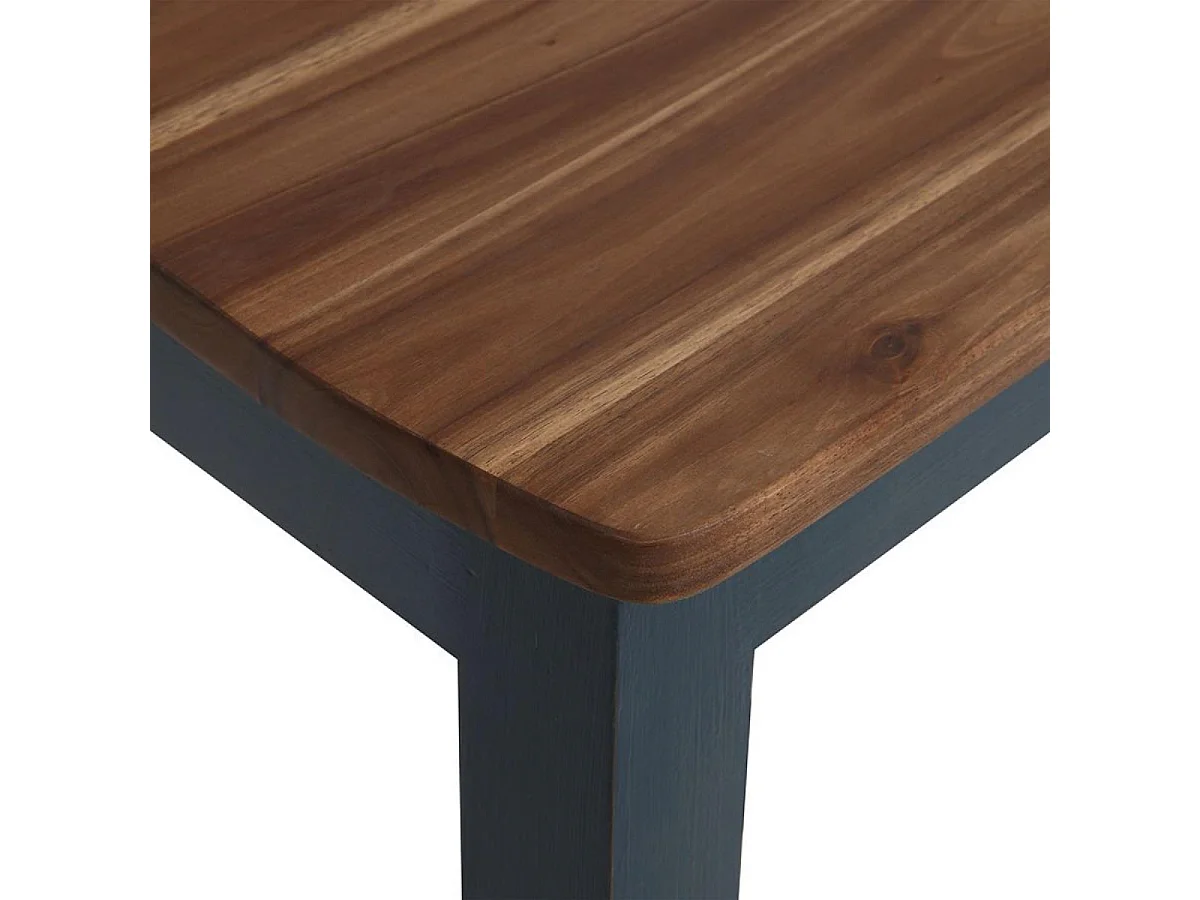 Chaise haute Bois Bleu - Brocante Interior's