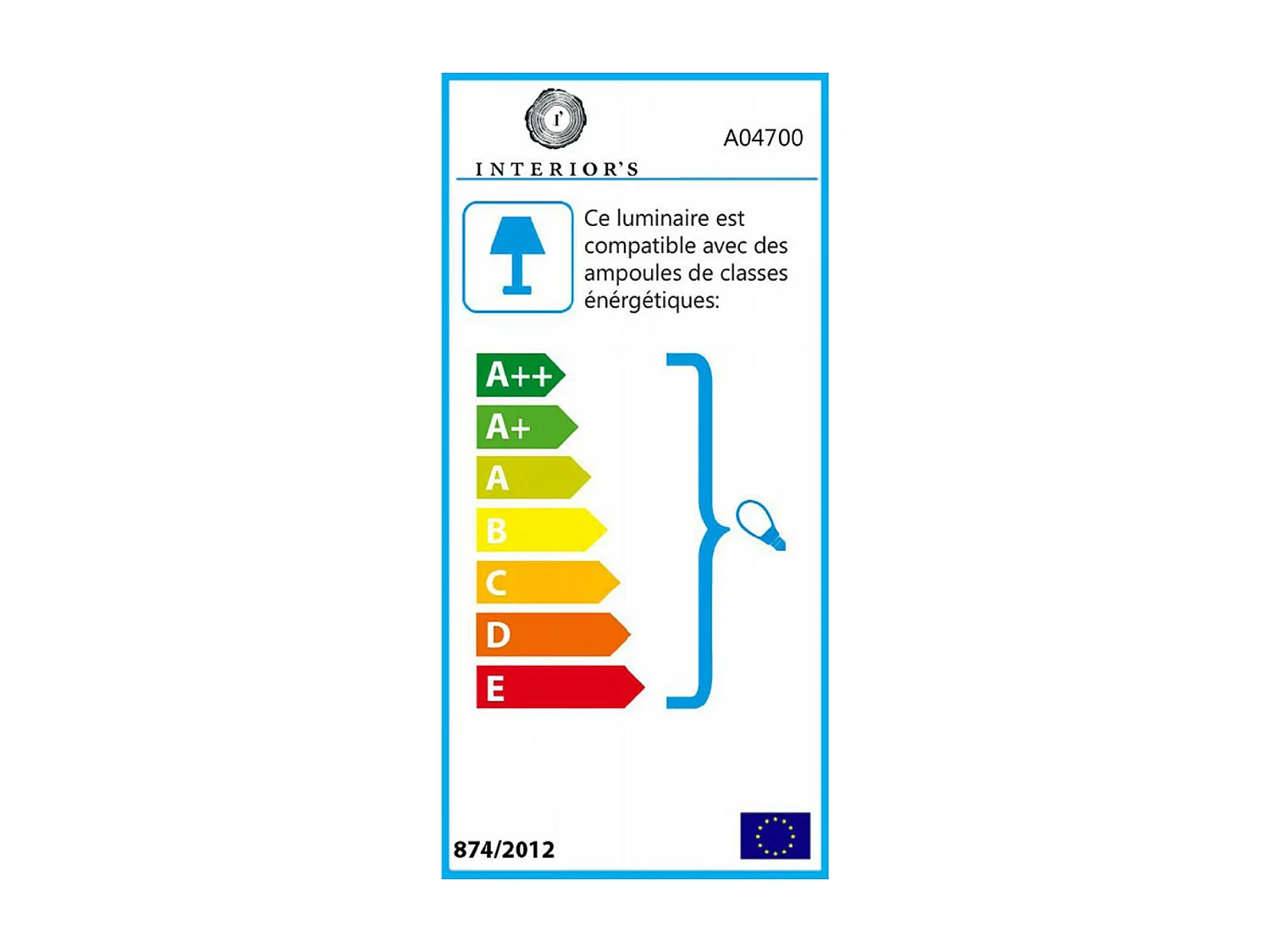 Lampadaire Bois Beige - Domaine Interior's