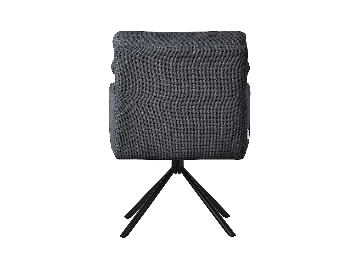 ML-Design Chaises de salle à manger pivotantes 2er Set Anthracite, Chaises de salon avec accoudoirs et dossier