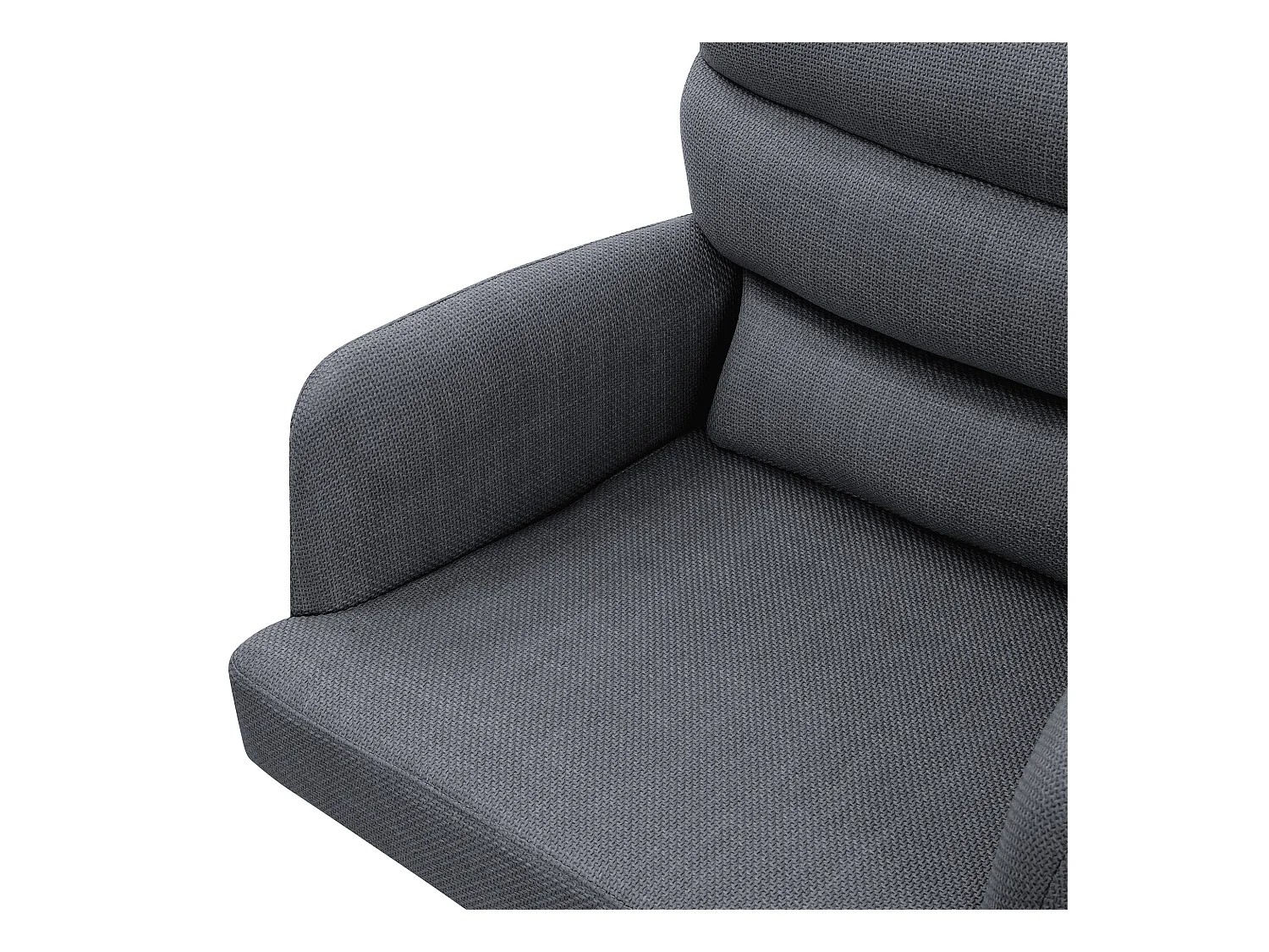 ML-Design Chaises de salle à manger pivotantes 2er Set Anthracite, Chaises de salon avec accoudoirs et dossier