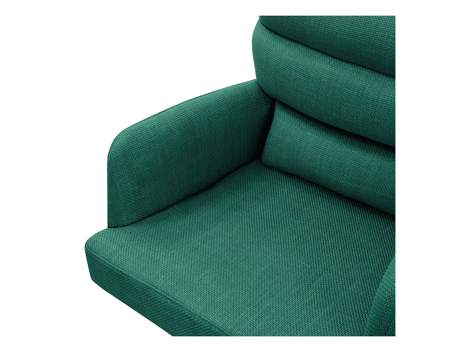 ML-Design Sedie girevoli da pranzo, set di 2, verde scuro, Sedie da salotto con braccioli e schienale