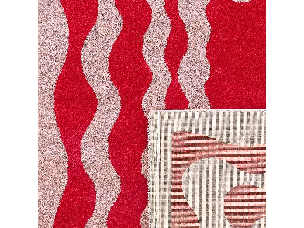 Tapis intérieur à poils longs Swing 382 rouge 160 x 230 cm