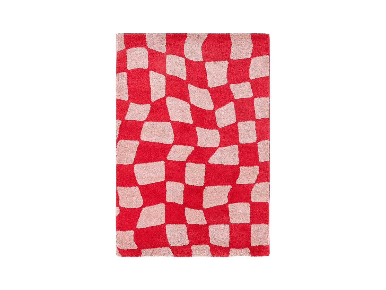 Tapis intérieur à poils longs Swing 383 rouge 160 x 230 cm