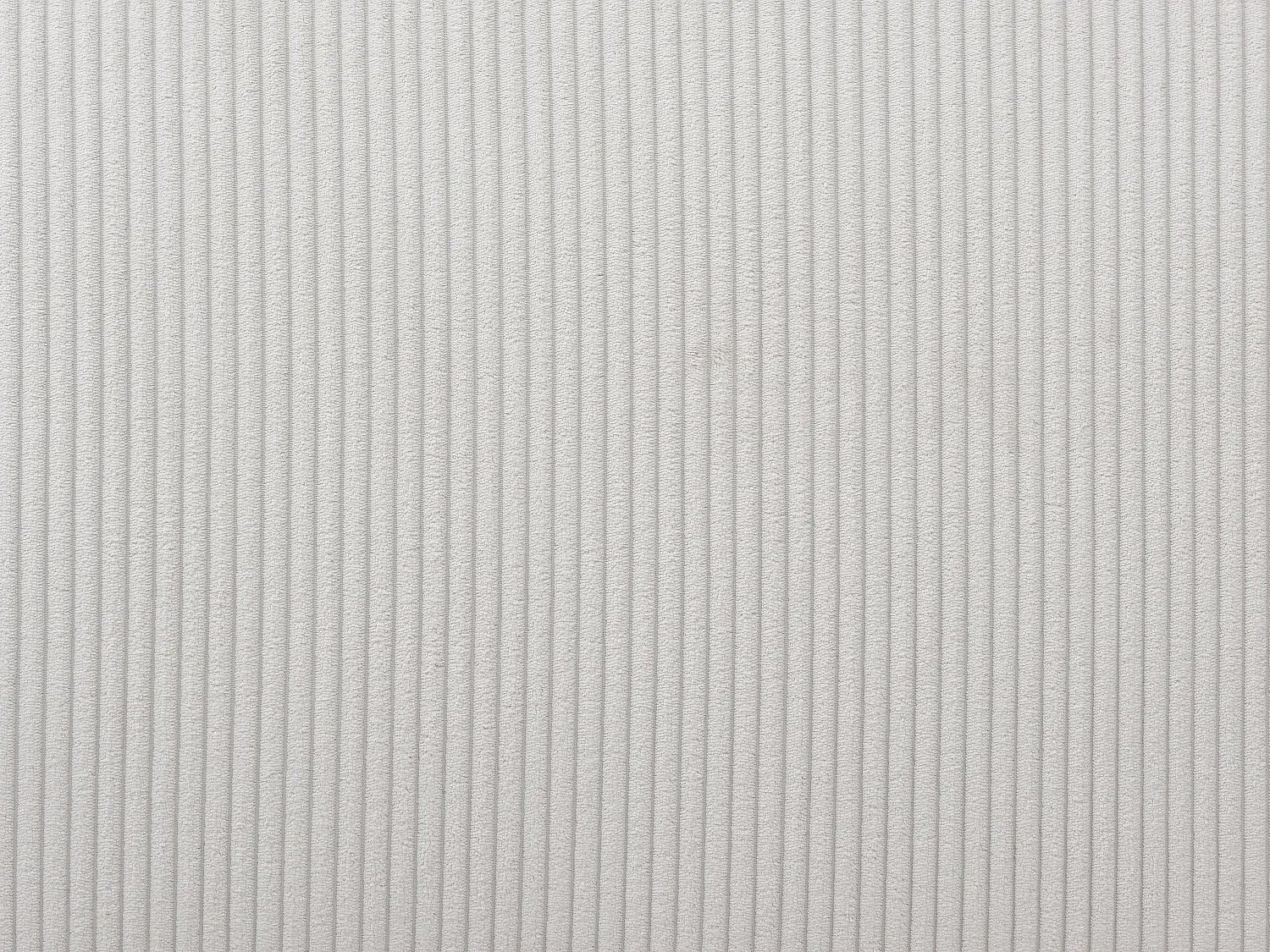 Driezitsslaapbank van beige ribfluweel FINORO