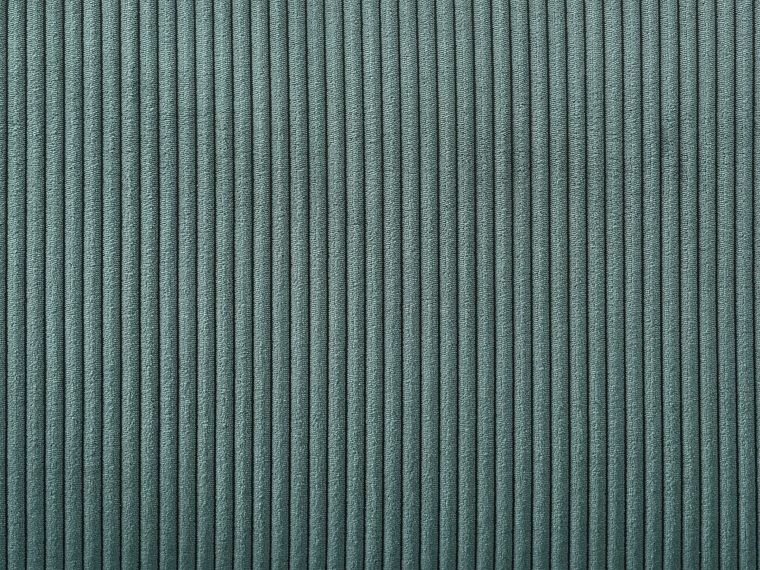 Canapé 3 places convertible en velours côtelé vert sapin FINORO