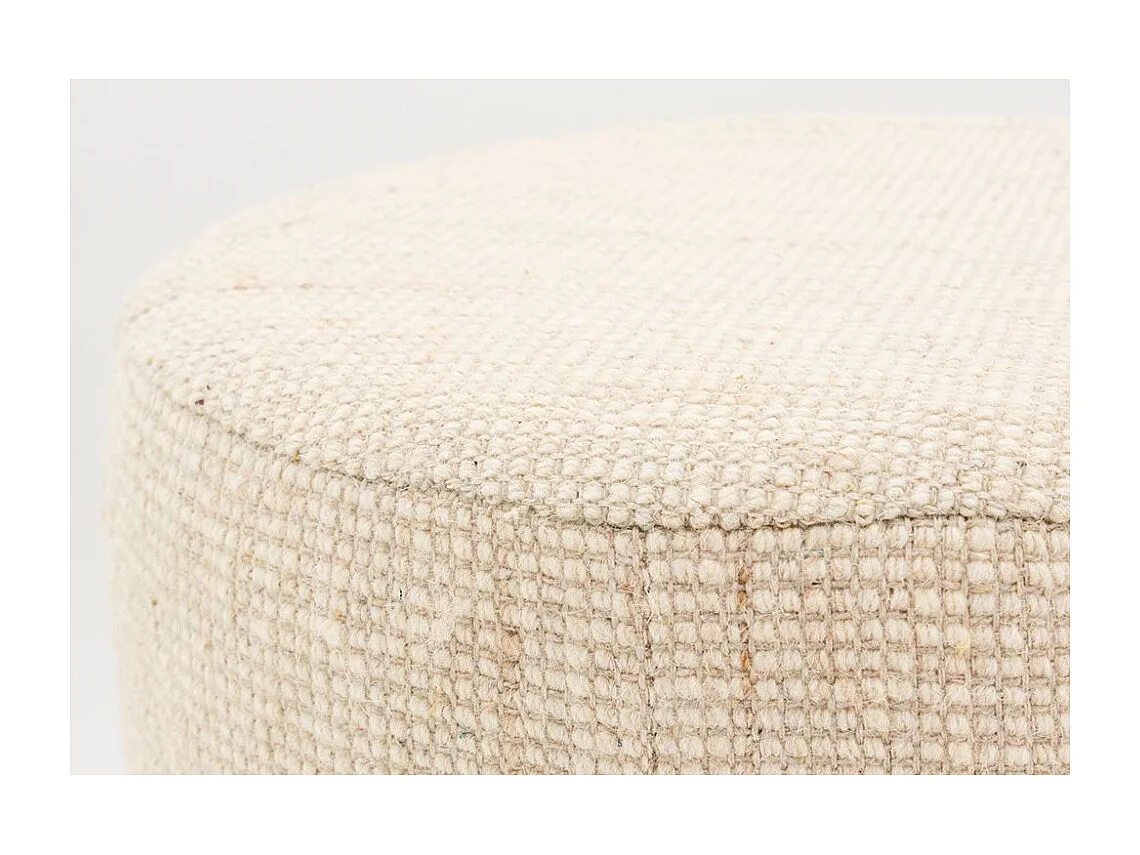 Pouf en laine pied Manguier