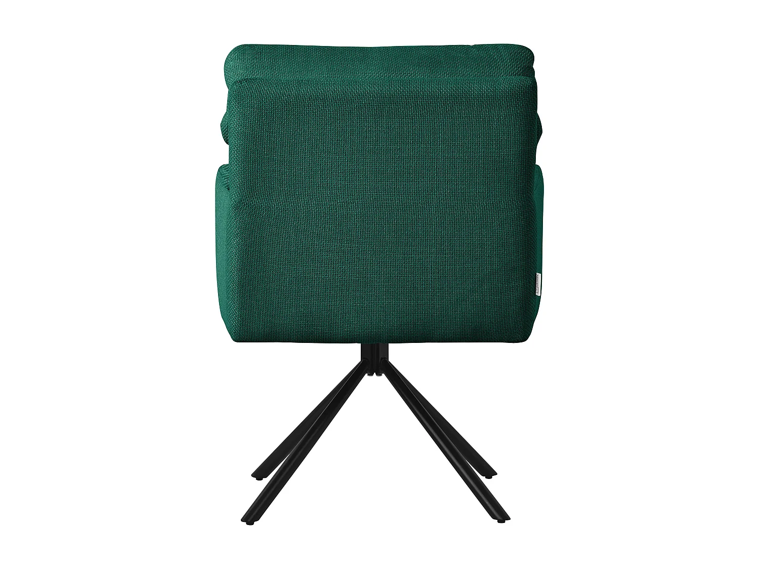 ML-Design Sillas de comedor giratorias 4er Set Verde oscuro, Sillas de salón con reposabrazos y respaldo