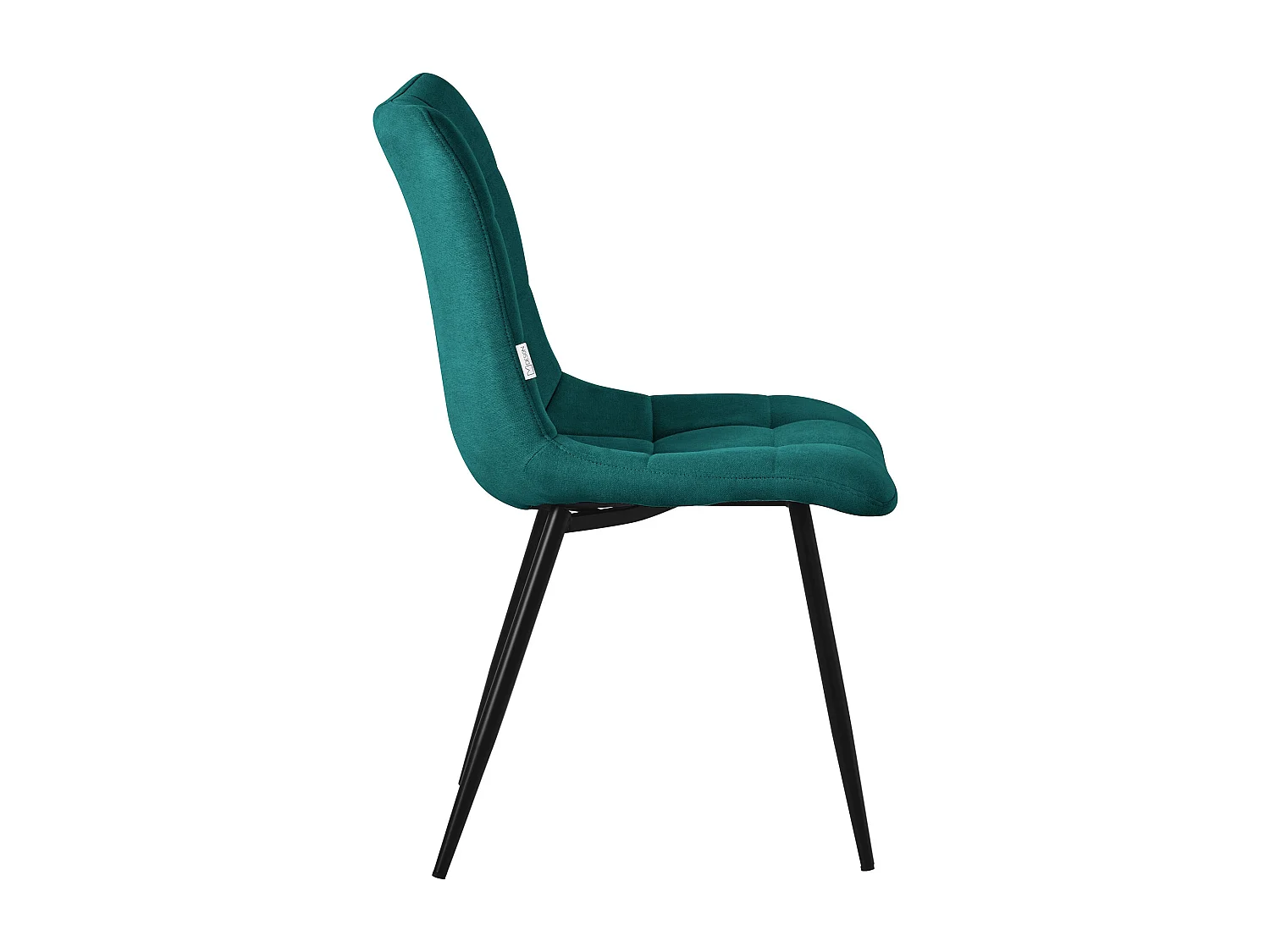 ML-Design Sedia da pranzo set di 6 pezzi petrolio, Lounge chair con rivestimento in tessuto
