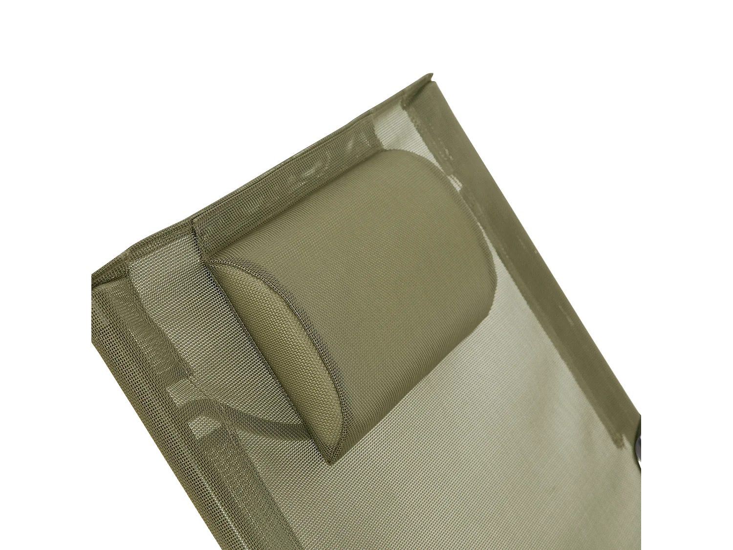 SVITA TOMRA chaise longue avec tabouret chaise de plage pliante chaise de camping oreiller vert