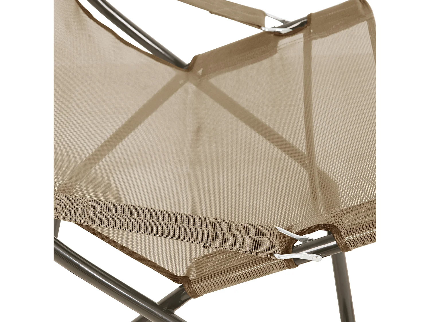 SVITA TOMRA chaise longue avec tabouret chaise de plage pliante chaise de camping chaise de piscine oreiller taupe