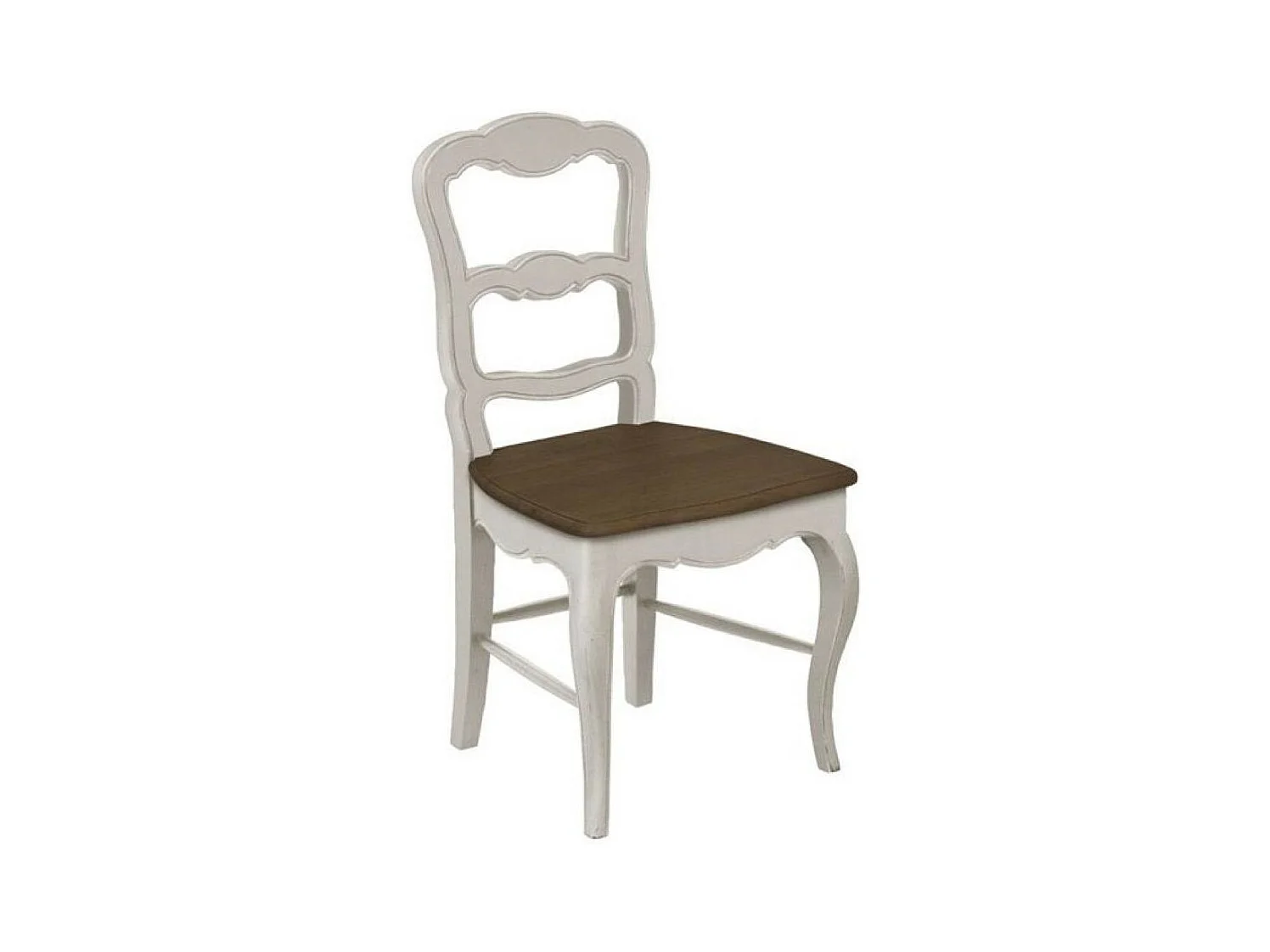 Lot de 2 chaises louise Bois Blanc - Manoir Interior's