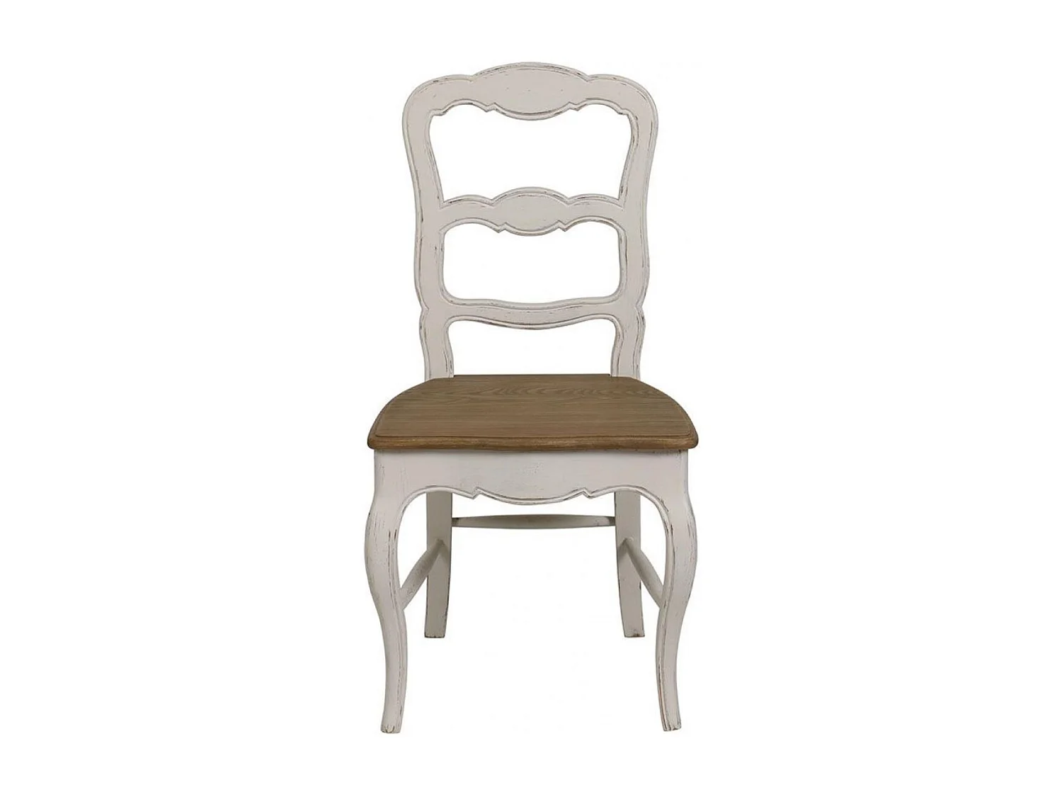 Lot de 2 chaises louise Bois Blanc - Manoir Interior's