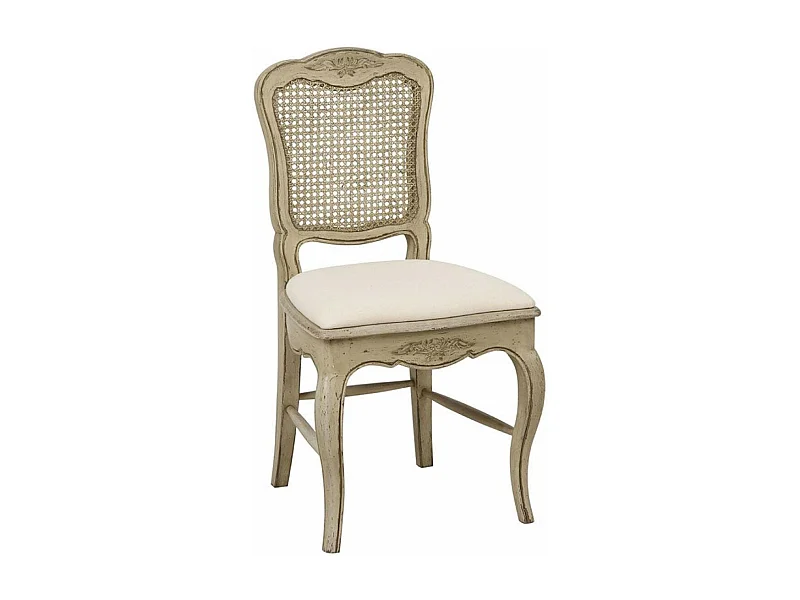 Lot de 2 chaises canné Bois Beige - Château Interior's