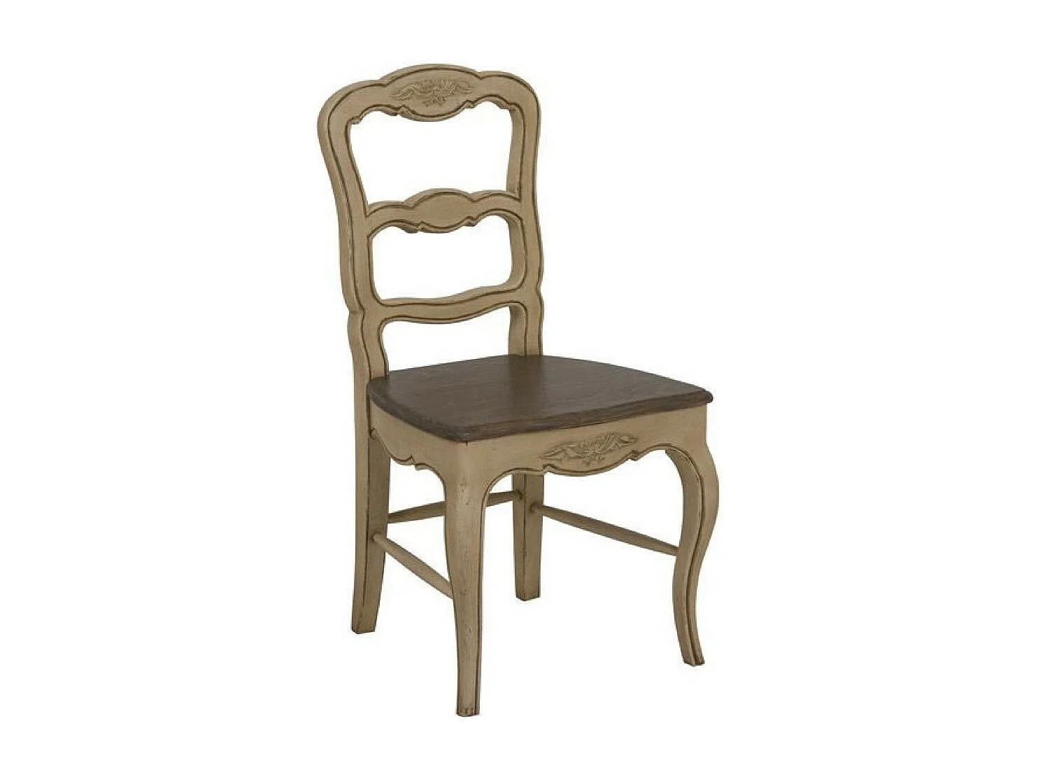 Lot de 2 chaises louise Bois Beige - Château Interior's