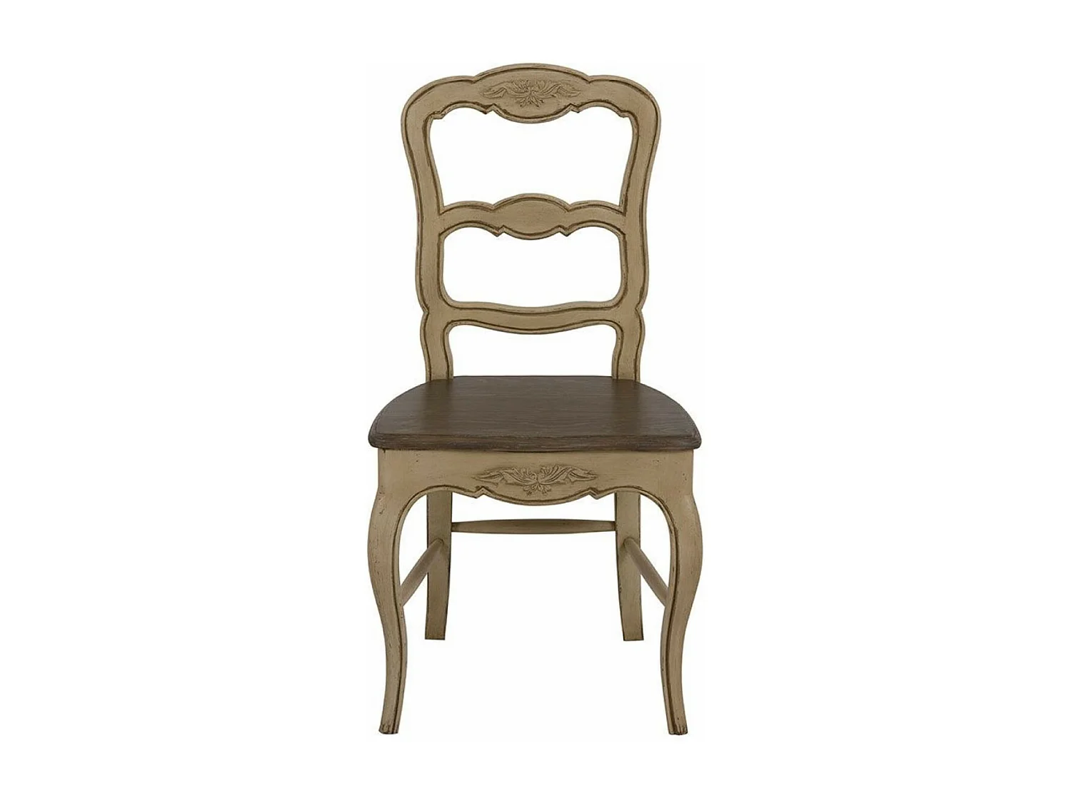 Lot de 2 chaises louise Bois Beige - Château Interior's