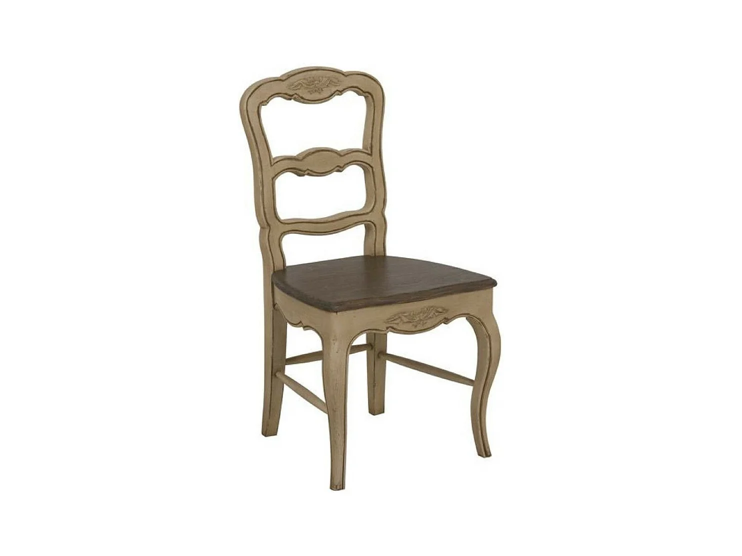 Lot de 2 chaises louise Bois Beige - Château Interior's